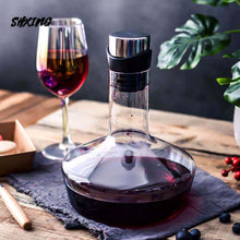 Load image into Gallery viewer, 1000ML Red Wine Brandy Wine Bottle Stopper Wine Aerator Champagne Glasses Decanter Bottle Jug Pourer Aerator For Family Bar