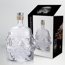 Load image into Gallery viewer, 650ml Wine Glass bottleStar Wars White Soldier Jug Storm Trooper Spirit Empty Crystal Wine Glass Bottle Glass Cup Home Bar Tools
