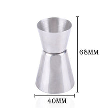 Load image into Gallery viewer, 75ml Measuring Shot Cup Stainless Steel Ounce Jigger Bar Cocktail Drink Mixer Liquor Measuring Cup Mojito Measure Coffee Mug
